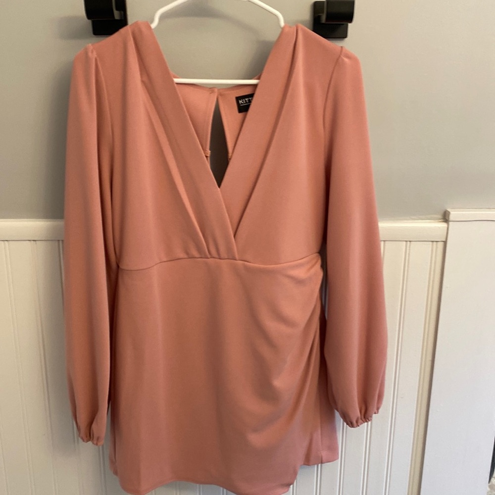 Kittenish soft colored pink romper